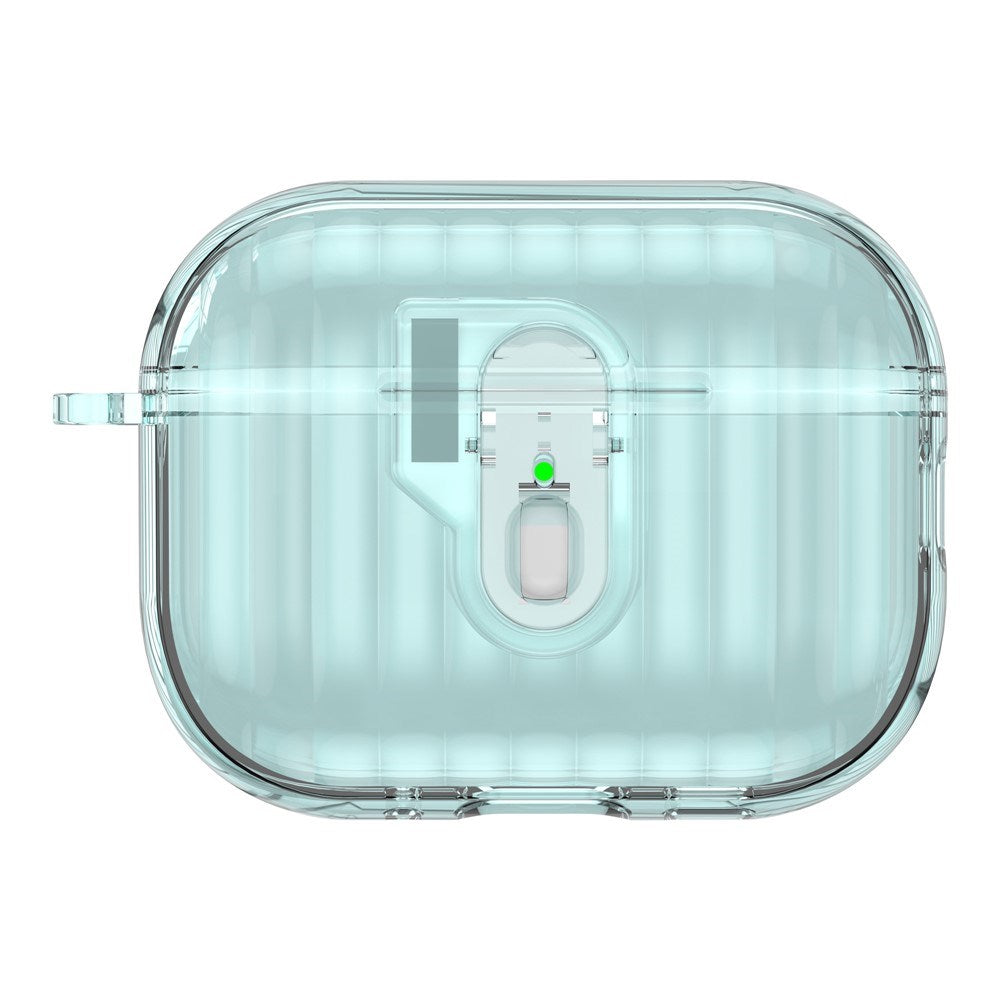 Apple AirPods Pro (3. gen.) Plast Cover - Gennemsigtig / Blå