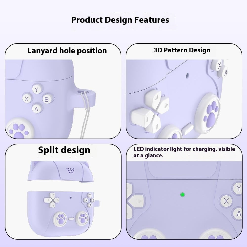 Apple AirPods Pro (3. Gen.) Silikone Katte Cover m. Nøglering - Lyserød