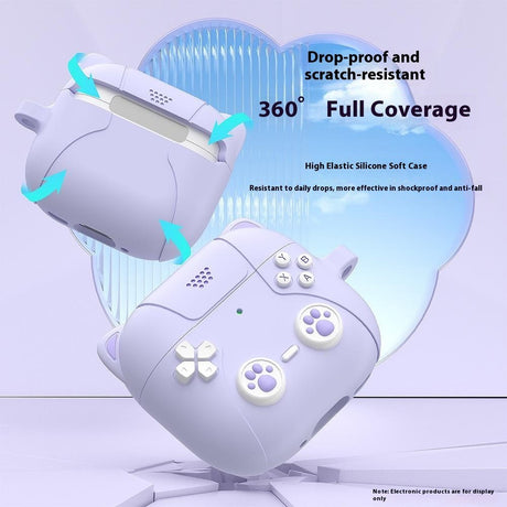 Apple AirPods Pro (3. Gen.) Silikone Katte Cover m. Nøglering - Grå