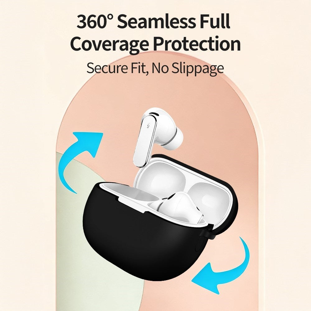 Huawei FreeBuds Pro 5 Silikone Cover - Karabinhage - Sort