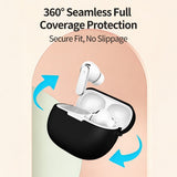Huawei FreeBuds Pro 5 Silikone Cover - Karabinhage - Sort