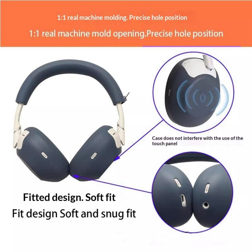 Silikone Cover til Sony WH-1000XM6 Headset - Grå