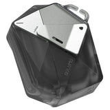 Apple AirPods Pro (3. Gen.) AULUMU Geometrisk Plast Cover inkl. Strop - Sort