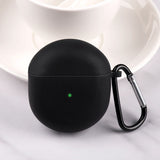 OnePlus Buds silikondeksel med karabinkrok - Hvit