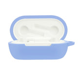 OnePlus Buds Z2 silikondeksel med karabinkrok - Lyseblå