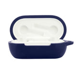 OnePlus Buds Z2 silikondeksel med karabinkrok - Mørkeblå