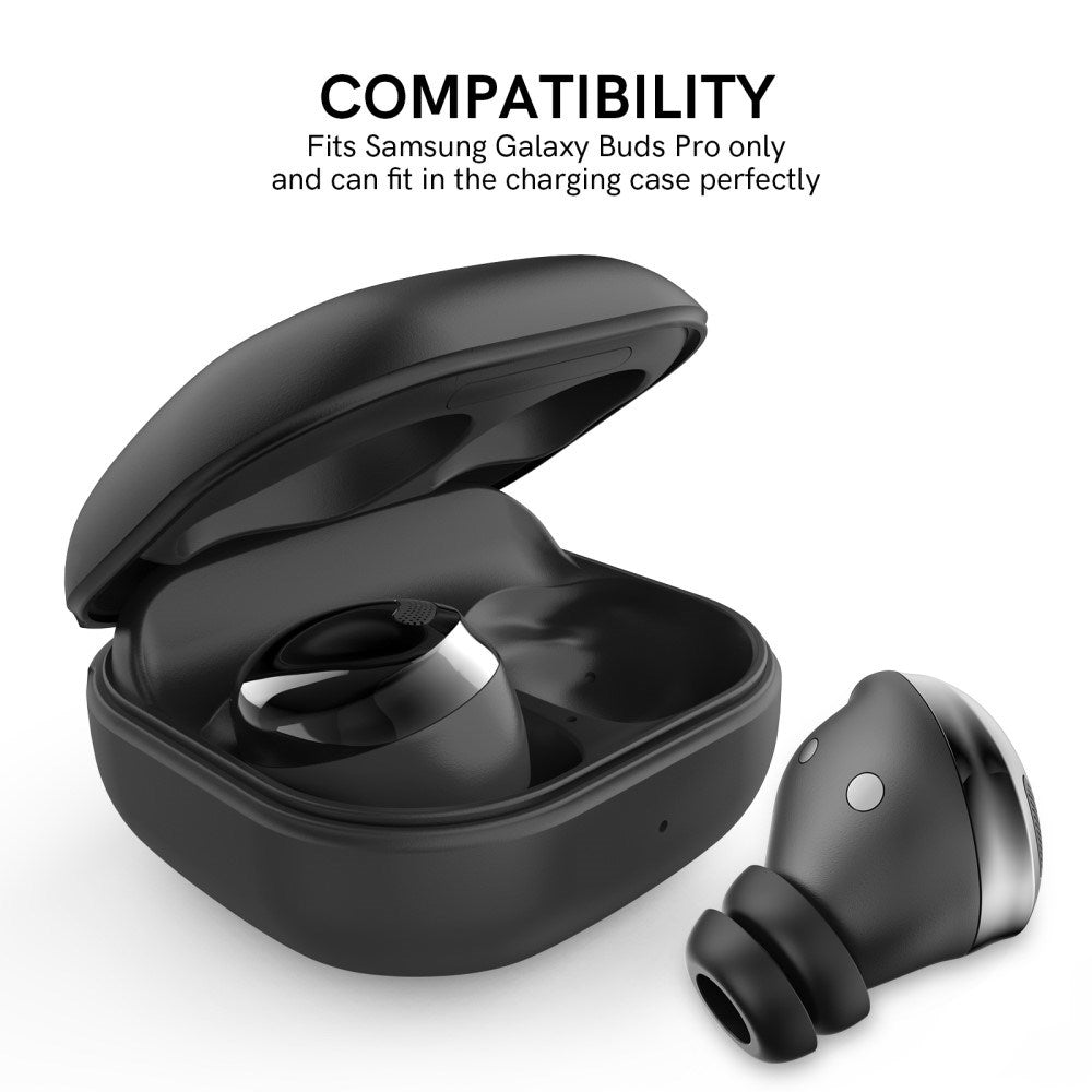 Samsung Galaxy Buds Pro ørepropper deksler - 3 stk. - Svart