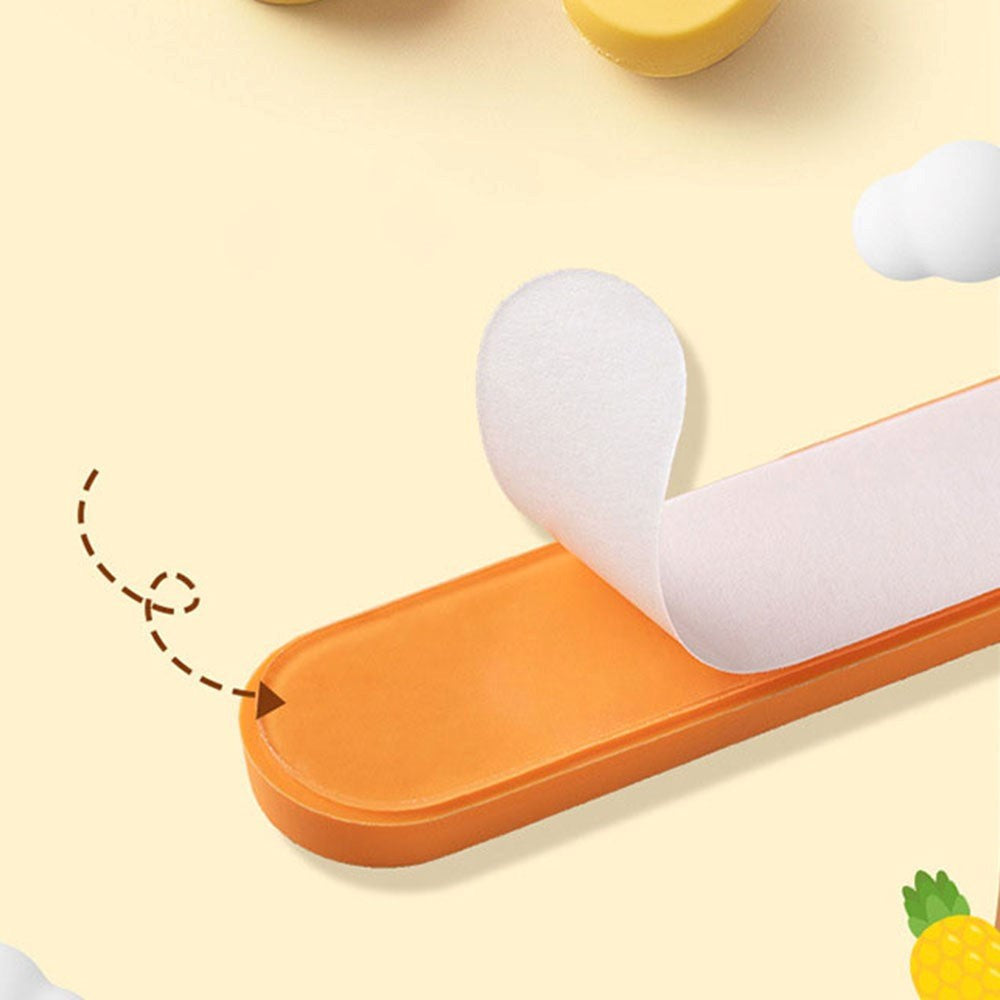 Universal Cable Manager med 3 holdere - Dobbeltsidig lim - Blå