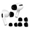 AirPods Pro (1. & 2. Gen.) AHASTYLE Ørepropper - 3 Par - S / M / L - Sort