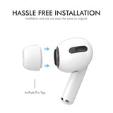 AirPods Pro (1. & 2. Gen.) AHASTYLE Ørepropper - 3 Par - S / M / L - Sort