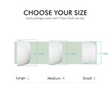 AirPods Pro (1. & 2. Gen.) AHASTYLE Ørepropper - 3 Par - S / M / L - Sort