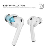 Apple AirPods (1. & 2. Gen) Ørepuder  Str. S m. Opbevaringsetui- 3 Par - Hvid