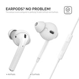 Apple AirPods (1. & 2. Gen) Ørepuder  Str. S m. Opbevaringsetui- 3 Par - Sort