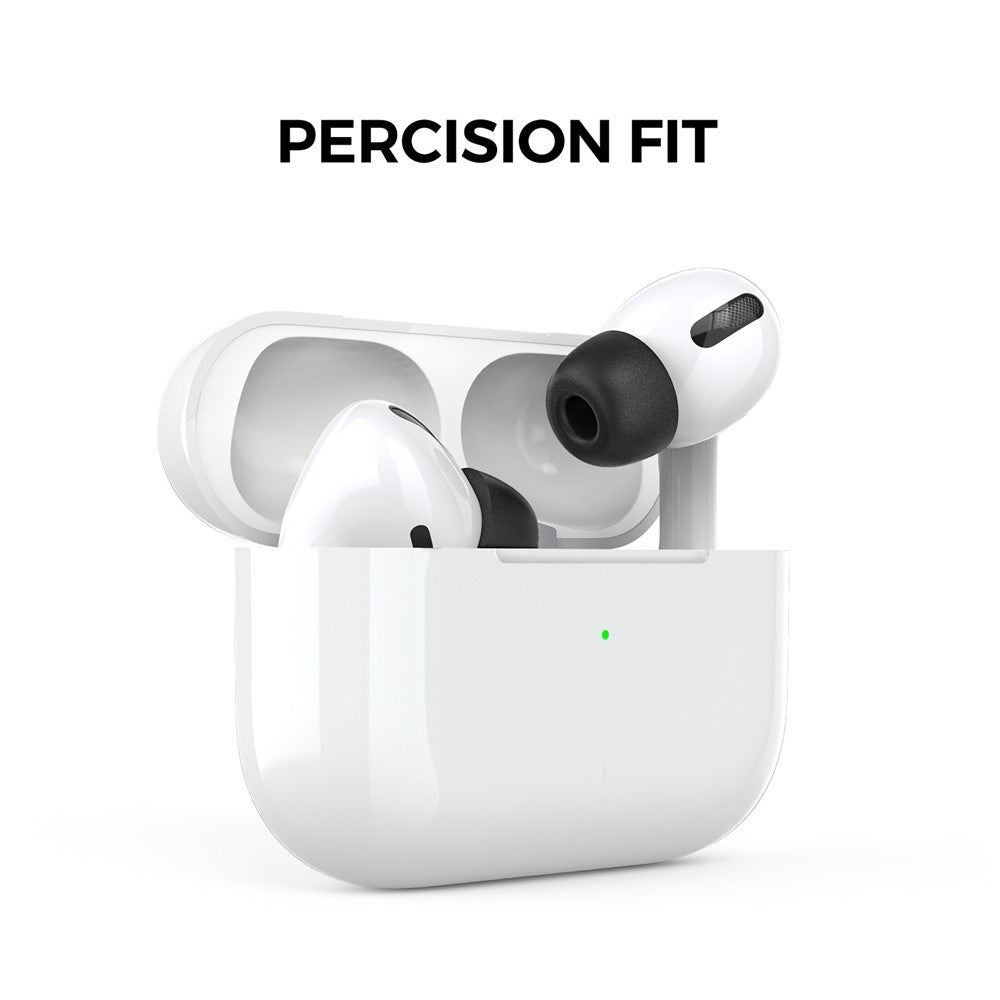 AHASTYLE AirPods Pro (1. & 2. Gen.) WG28 Ørepropper i Memory Foam - Str. S - Sort