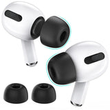 AHASTYLE AirPods Pro (1. & 2. Gen.) WG28 Ørepropper i Memory Foam - Str. L - Sort