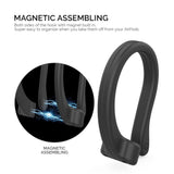 AirPods / AirPods Pro fleksibel magnetisk silikon ørekrok - svart