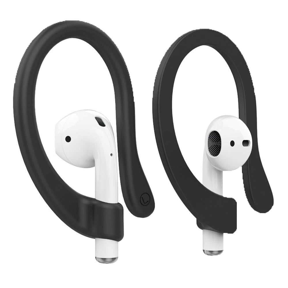 AirPods / AirPods Pro fleksibel magnetisk silikon ørekrok - svart