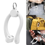 AirPods / AirPods Pro fleksibel magnetisk silikon ørekrok - Hvit