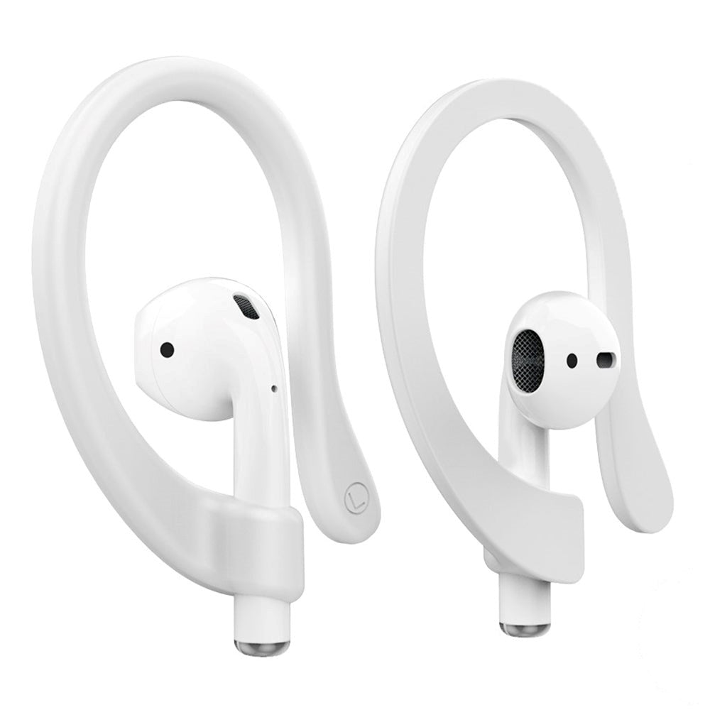 AirPods / AirPods Pro fleksibel magnetisk silikon ørekrok - Hvit