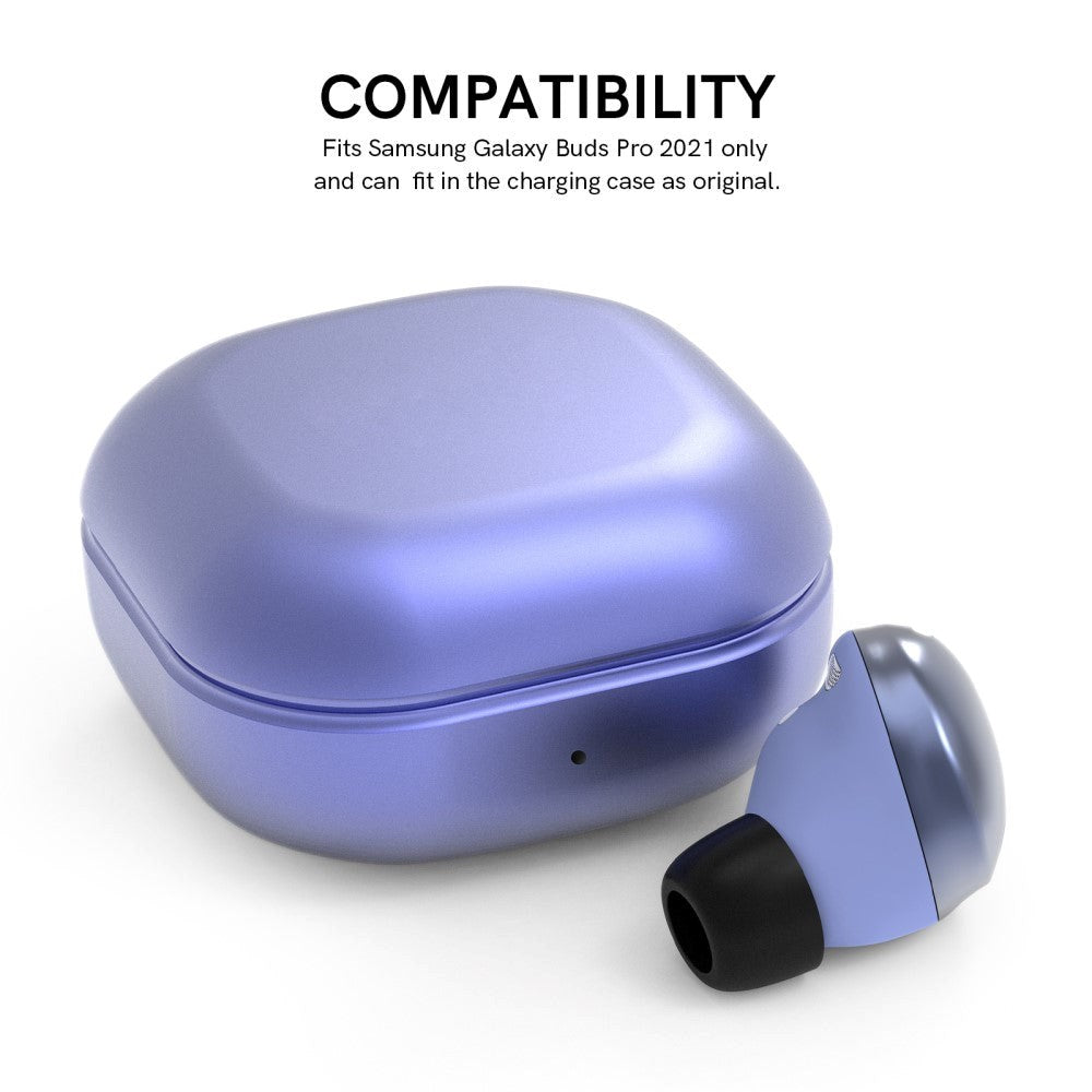 Samsung Galaxy Buds Pro / Buds2 Pro Memory Foam EarBuds deksler - Svart - størrelse M