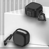Samsung Galaxy Buds2 / Buds2 Pro / Buds Pro / Buds Live Hybrid Cover m. Karabinhage - Blå