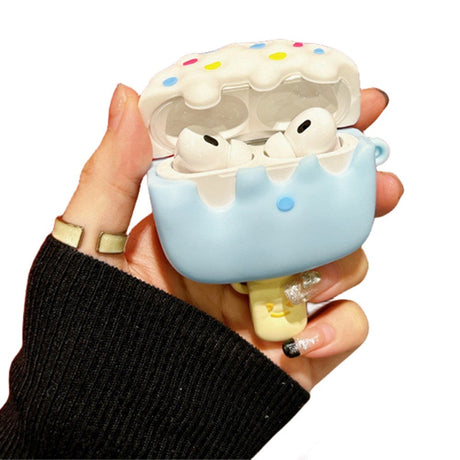 Apple AirPods Pro (1. og 2. generasjon) Silikondeksel m. Karabinkrok - Er Design