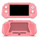 Nintendo Switch Lite 360° plastdeksel m. Skjermbeskytter - Rosa