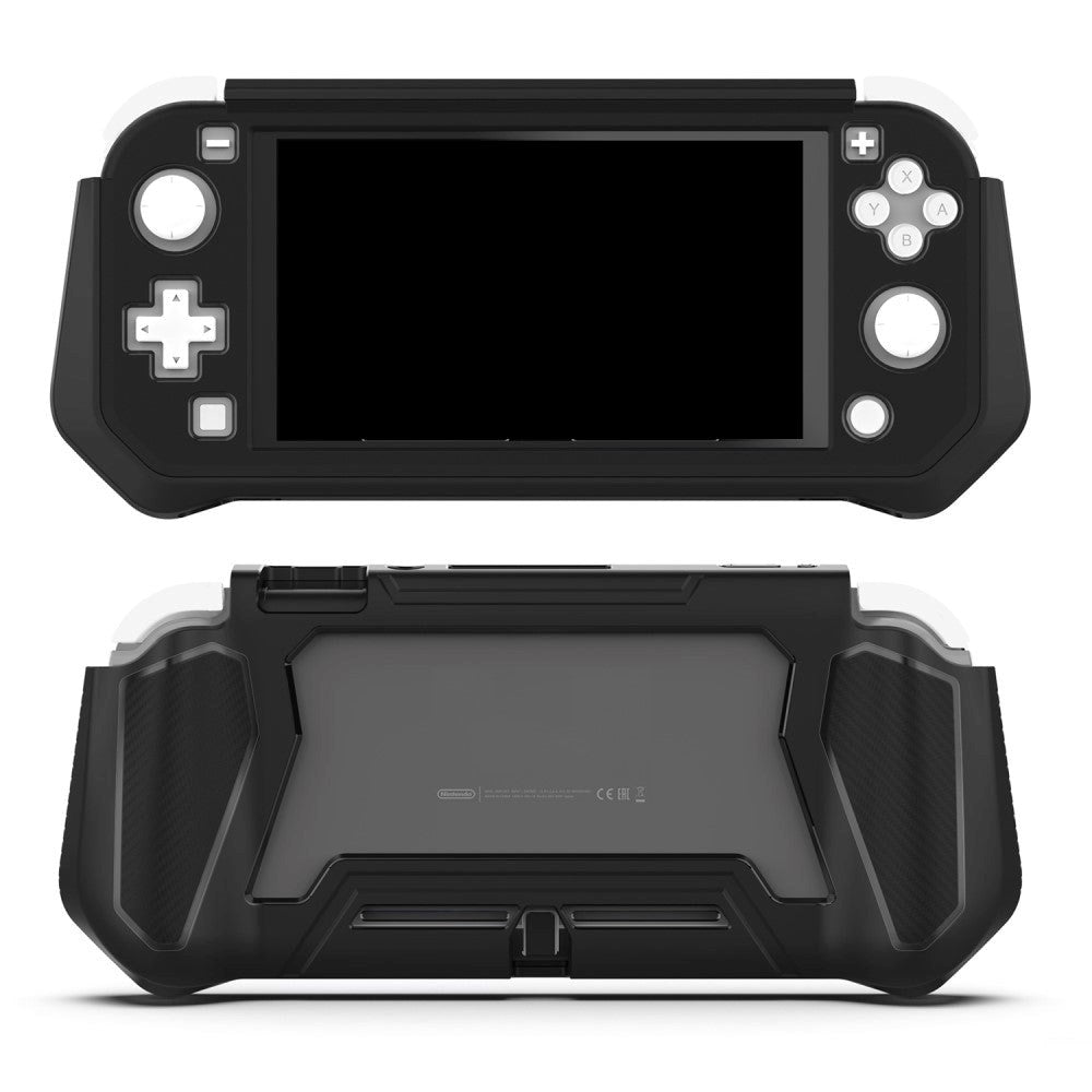 Nintendo Switch Lite 360° plastdeksel m. Skjermbeskyttelse - Svart