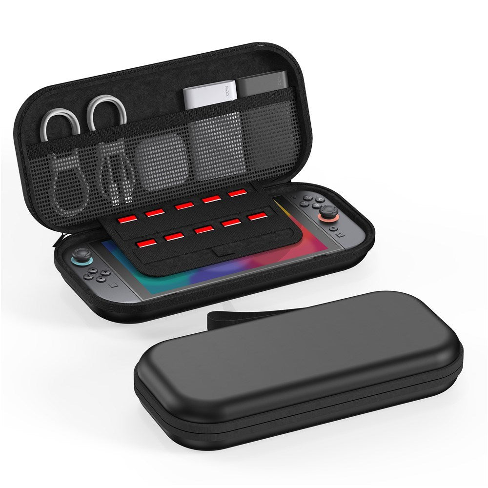Nintendo Switch 2 Rejsetaske m. Organiseringsmuligheder - Sort