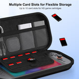 Nintendo Switch 2 Rejsetaske m. Organiseringsmuligheder - Sort
