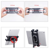 Tripod Tablet Stander I Metal m. 360° Rotation & Taske - Sort