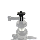 GoPro Hero 9 / 10 Adapter for Tri Pod-montering i aluminium - svart 