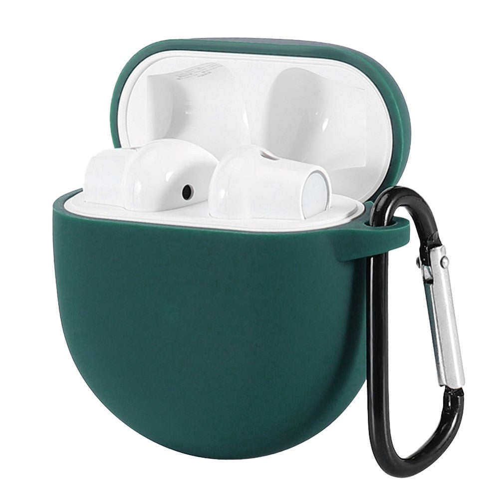 OnePlus Buds Silikonetui med karabinkrok - Grønn