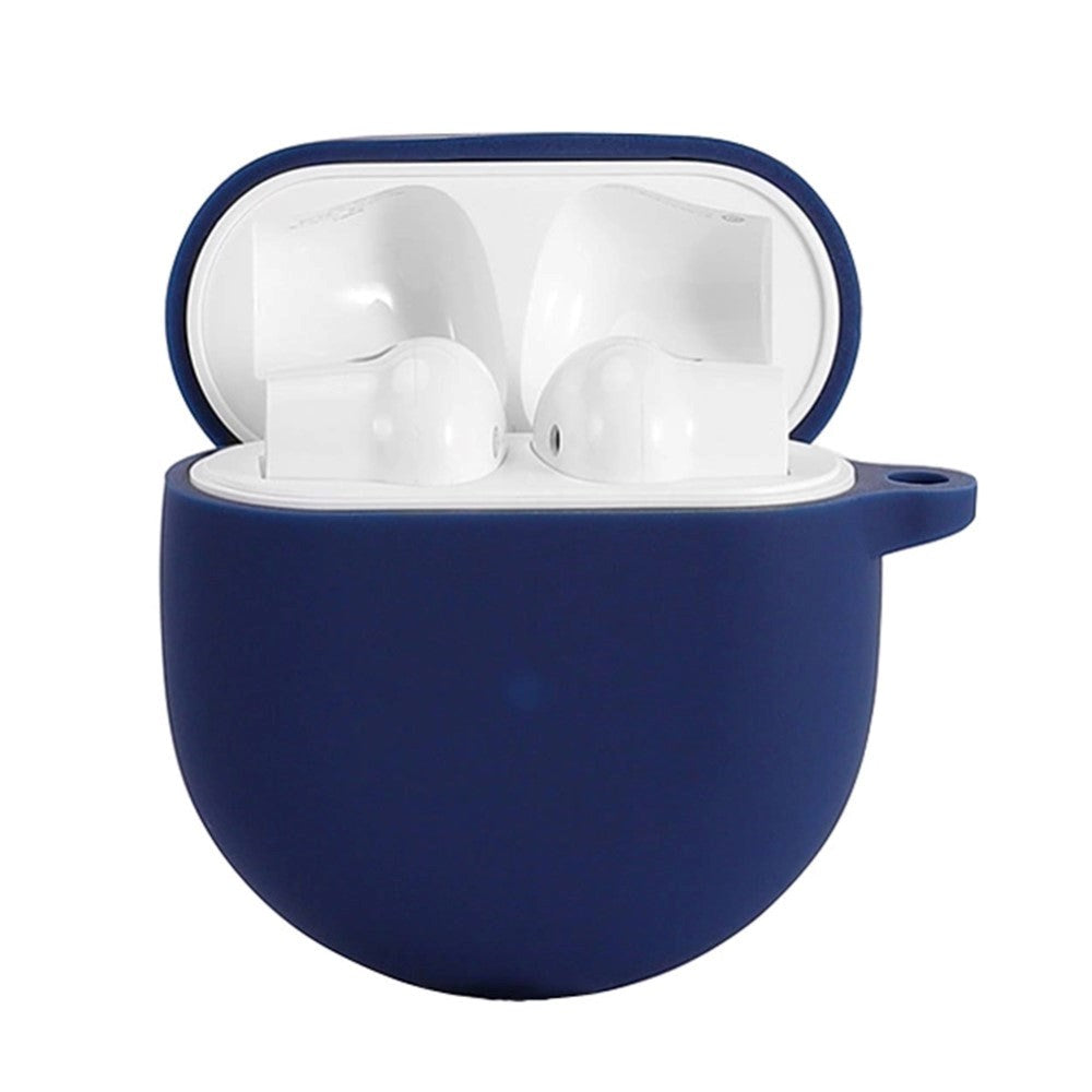 OnePlus Buds Silikonetui med karabinkrok - Blå