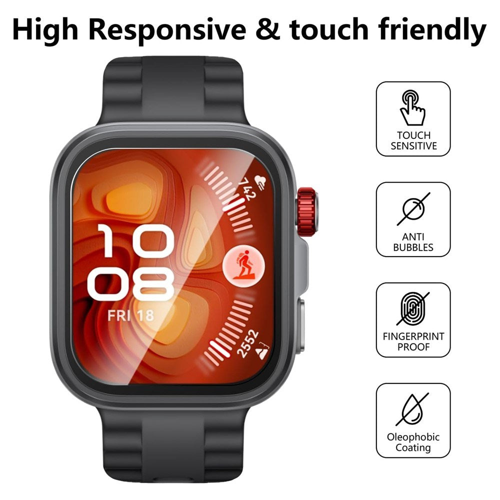 Huawei Watch Fit 4 Pro Skærmbeskyttelsesfilm - 3 stk - Gennemsigtig