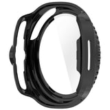 Samsung Galaxy Watch 8 Classic (46mm) Plast Cover - Indbygget Skærmbeskyttelsesglas - Sort