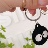 Apple AirTag Silikone Cover m. Nøglering & Unikt Design - Shiba Inu