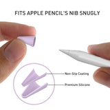 Apple Pencil 1 &amp; 2nd Gen Pen Tip Cover 8 stk. i flere farger