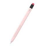 Apple Pencil 1st Gen. Fleksibelt Silikon Pencil Cover - Rosa