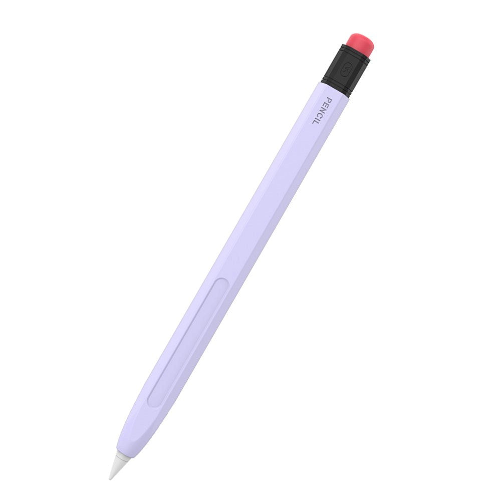 Apple Pencil 2nd Gen. Fleksibelt Silikon Pencil Cover - Lilla