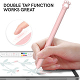 Apple Pencil 2nd Gen. Fleksibelt silikondeksel m. Motiv - Paw