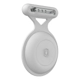 AirTag silikondeksel m. Brosje - Hvit 