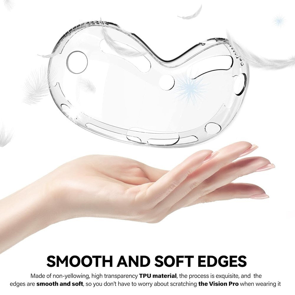 Apple Vision Pro fleksibelt plastskjermdeksel – gjennomsiktig