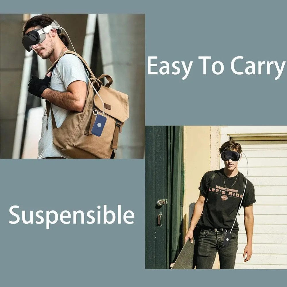 Apple Vision Pro batteri silikondeksel - rosa