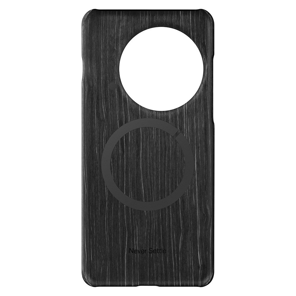 Originalt OnePlus 13 Cover Wood Grain Magnetic - MagSafe-kompatibel - Svart
