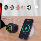 Choetech Silikone Holder til Magnetisk Trådløs Opladning - Hvid