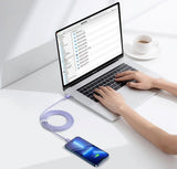 Baseus Cafule-kabel USB-C til Lightning 2m 20W - Lilla