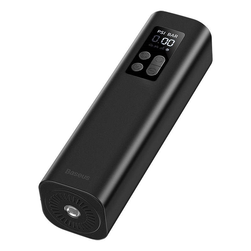Baseus Mini Kompressor Til Bil - Sort