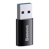 Baseus Ingenuity USB-A til USB-C Adapter OTG - Svart 