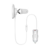 Baseus magnetisk billader 15W + USB-A 25W - For ventilasjon - MagSafe-kompatibel - Hvit